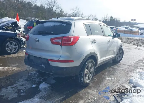 2011 Kia Sportage Lx from USA, damaged, VIN KNDPBCA24B7049979